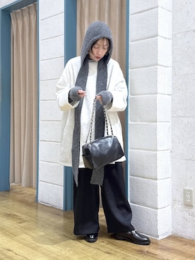 「アイテム（アームカバー）」を使った、noji0909さん（レディース・153cm）の秋コーディネート