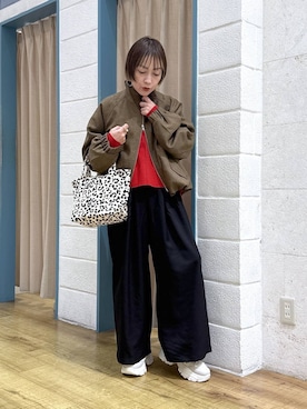 「アイテム（ピアス（両耳用））」を使った、noji0909さん（レディース・153cm・30代）の秋コーディネート