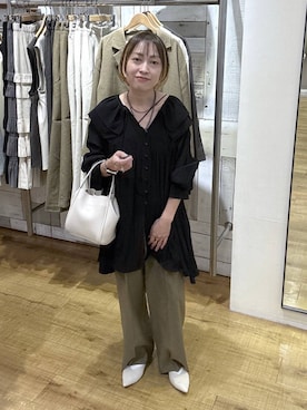 「Me%（ミィパーセント）のアイテム」を使った、noji0909さん（レディース・153cm）の春コーディネート