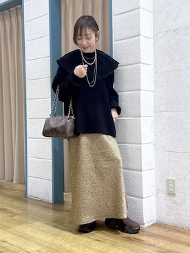 「アイテム（リング）」を使った、noji0909さん（レディース・153cm・40代）の秋コーディネート