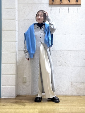 「アイテム（サンダル）」を使った、noji0909さん（レディース・153cm・30代）の冬コーディネート