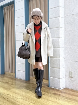 「アイテム（その他アウター）」を使った、noji0909さん（レディース・153cm・40代）の秋コーディネート