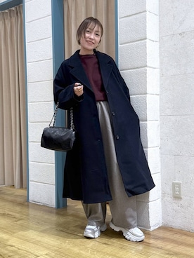 「アイテム（リング）」を使った、noji0909さん（レディース・153cm）の秋コーディネート