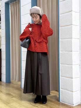 「アイテム（ピアス（両耳用））」を使った、noji0909さん（レディース・153cm・30代）の秋コーディネート