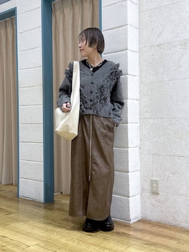 noji0909さん（レディース・153cm）の冬コーディネート