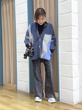 「アイテム（ピアス（両耳用））」を使った、noji0909さん（レディース・153cm）の秋コーディネート