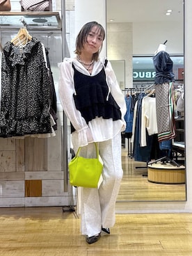 「アイテム（スウェットパンツ）」を使った、noji0909さん（レディース・153cm・30代）の夏コーディネート