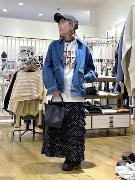 「アイテム（デニムジャケット）」を使った、noji0909さん（レディース・153cm・30代）の秋コーディネート
