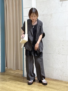 「ワントーン」｜noji0909さん（レディース・153cm）の春コーディネート