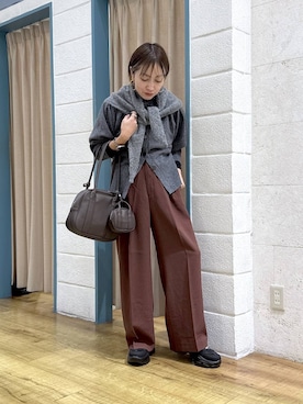 「アイテム（腕時計）」を使った、noji0909さん（レディース・153cm）の秋コーディネート