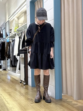 「アイテム（ワンピース/ドレス）」を使った、noji0909さん（レディース・153cm・40代）の秋コーディネート