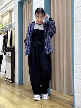 「アイテム（アクセサリー）」を使った、noji0909さん（レディース・153cm・40代）の秋コーディネート