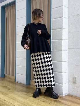 「アイテム（ピアス（両耳用））」を使った、noji0909さん（レディース・153cm・30代）の秋コーディネート