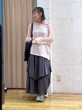 「アイテム（スカート）」を使った、noji0909さん（レディース・153cm・30代）の夏コーディネート