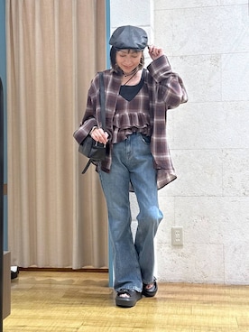 「アイテム（帽子）」を使った、noji0909さん（レディース・153cm・30代）の夏コーディネート