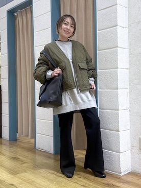 「アイテム（ピアス（両耳用））」を使った、noji0909さん（レディース・153cm・40代）の秋コーディネート