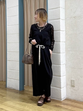 「Me%（ミィパーセント）のアイテム」を使った、noji0909さん（レディース・153cm）の春コーディネート