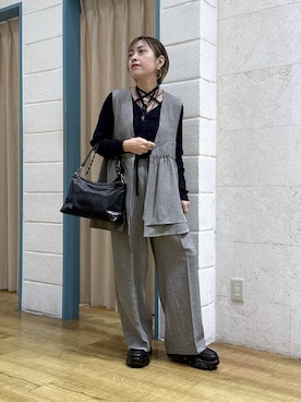 noji0909さん（レディース・153cm）の冬コーディネート