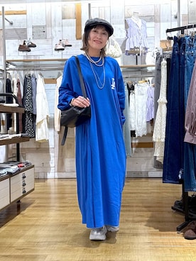 「アイテム（ハンチング/ベレー帽）」を使った、noji0909さん（レディース・153cm）の夏コーディネート