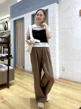 「Me%（ミィパーセント）のアイテム」を使った、noji0909さん（レディース・153cm）の春コーディネート