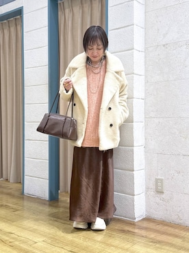 「アイテム（その他アウター）」を使った、noji0909さん（レディース・153cm・40代）の冬コーディネート