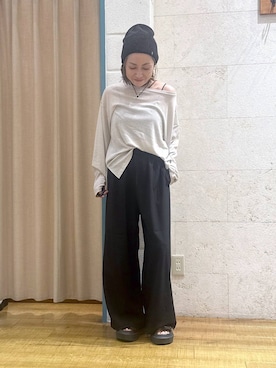 「アイテム（帽子）」を使った、noji0909さん（レディース・153cm・40代）の秋コーディネート