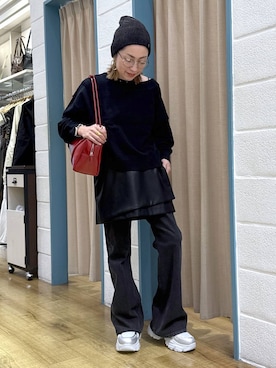 「アイテム（腕時計）」を使った、noji0909さん（レディース・153cm）の秋コーディネート