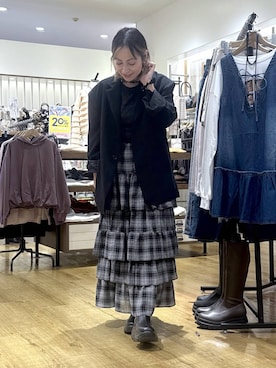 「アイテム（テーラードジャケット）」を使った、noji0909さん（レディース・153cm・40代）の秋コーディネート