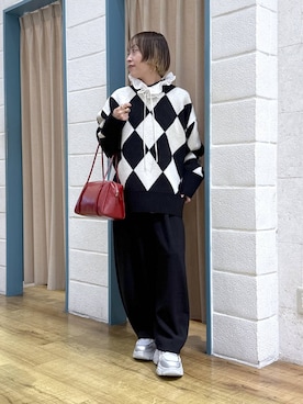 「LOWRYS FARM（ローリーズファーム）のアイテム（スニーカー）」を使った、noji0909さん（レディース・153cm）の秋コーディネート