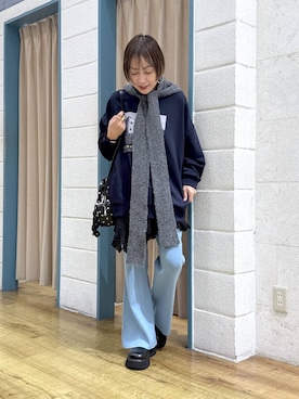 「アイテム（リング）」を使った、noji0909さん（レディース・153cm・40代）の秋コーディネート