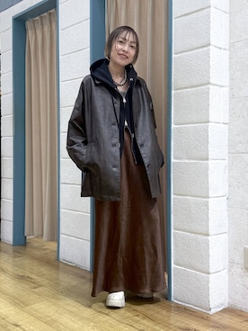 「アイテム（パーカー）」を使った、noji0909さん（レディース・153cm・40代）の秋コーディネート