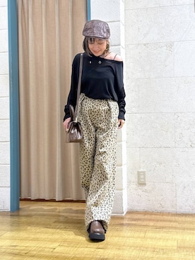 「アイテム（チョーカー）」を使った、noji0909さん（レディース・153cm）の秋コーディネート