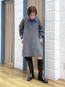 「アイテム（ワンピース）」を使った、noji0909さん（レディース・153cm・40代）の秋コーディネート