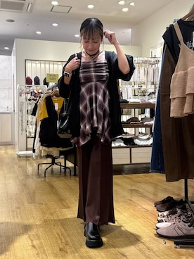 「アイテム（スウェットパンツ）」を使った、noji0909さん（レディース・153cm・40代）の秋コーディネート