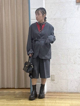「アイテム（ブーツ）」を使った、noji0909さん（レディース・153cm・30代）の秋コーディネート