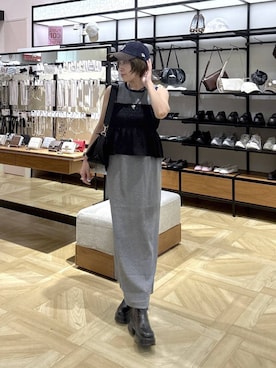 「LOWRYS FARM（ローリーズファーム）のアイテム（ベスト）」を使った、noji0909さん（レディース・153cm）の秋コーディネート