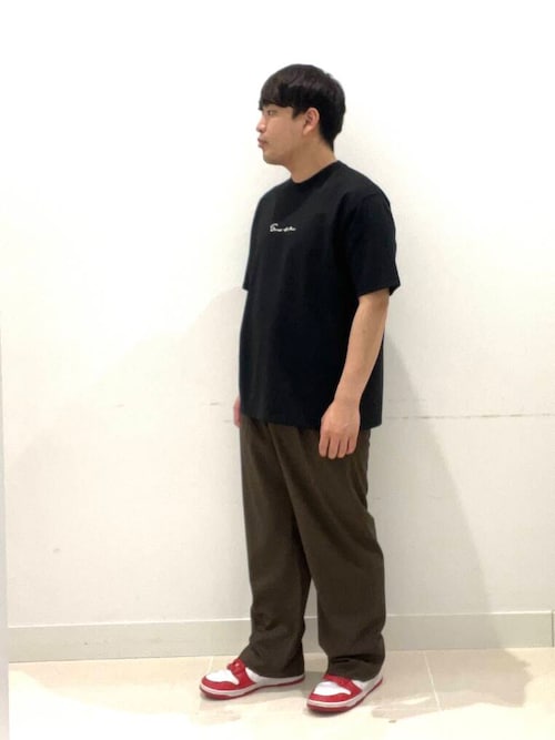 ダブルタックワイドパンツ