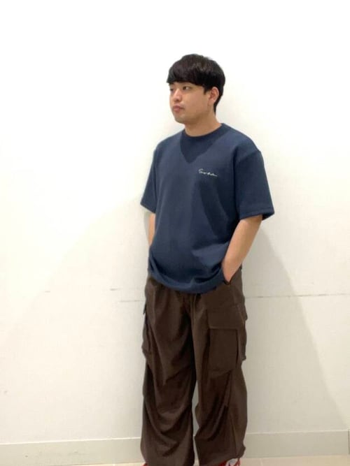 『一部WEB限定カラー』『ユニセックス』シシュウダンボールポンチショートスリーブTシャツ
