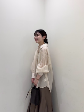 向日葵さん（レディース・163cm）の春コーディネート