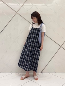 向日葵さん（レディース・163cm）の夏コーディネート