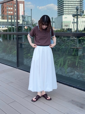 向日葵さん（レディース・163cm）の春コーディネート