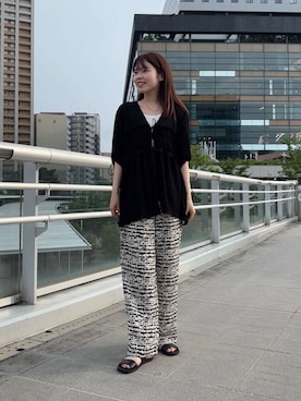 向日葵さん（レディース・163cm）の夏コーディネート