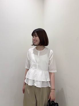 向日葵さん（レディース・163cm）の春コーディネート