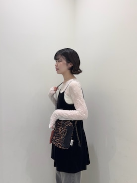 「SENSE OF PLACE by URBAN RESEARCH（センスオブプレイスバイアーバンリサーチ）のアイテム（Tシャツ/カットソー）」を使った、向日葵さん（レディース・163cm）の秋コーディネート