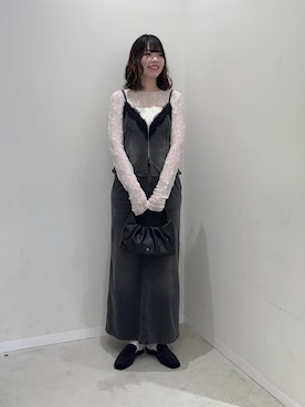 「SENSE OF PLACE by URBAN RESEARCH（センスオブプレイスバイアーバンリサーチ）のアイテム（Tシャツ/カットソー）」を使った、向日葵さん（レディース・163cm）の秋コーディネート