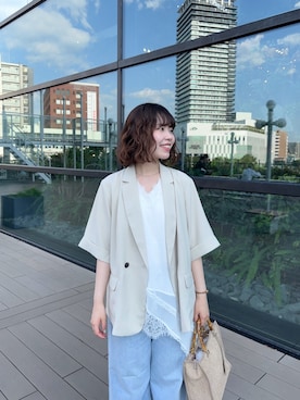 向日葵さん(レディース・163cm)の春コーディネート