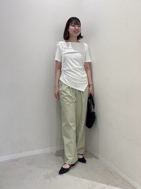向日葵さん（レディース・163cm）の春コーディネート