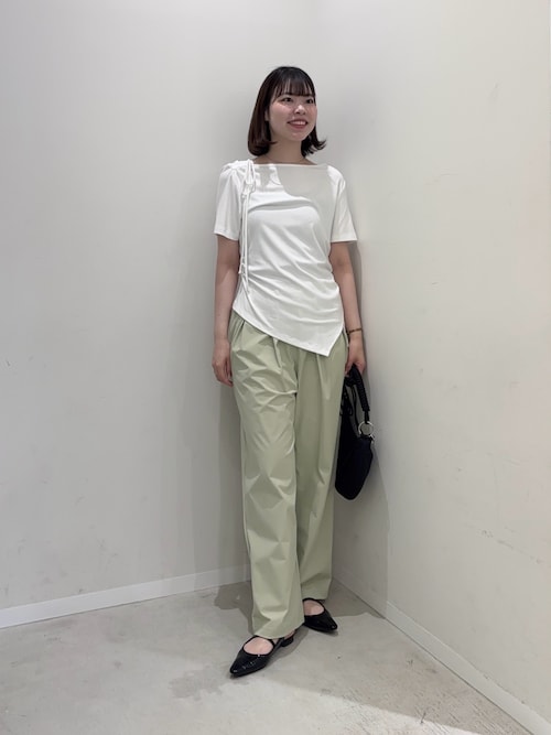 MAISON SPECIAL  半袖アシメカットソー  2019ss Asymmetrical drape shirt/アシンメトリードレープシャツ（シャツ