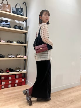 「31 Sons de mode（トランテアン　ソン　ドゥ　モード）のアイテム」を使った、sakaeさん（レディース・162cm）の秋コーディネート