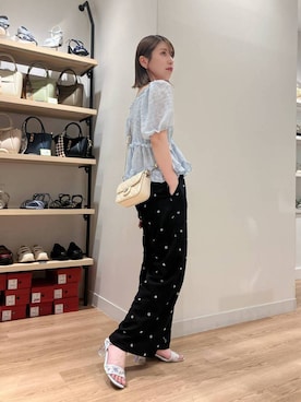「31 Sons de mode（トランテアン　ソン　ドゥ　モード）のアイテム」を使った、sakaeさん（レディース・162cm）の夏コーディネート